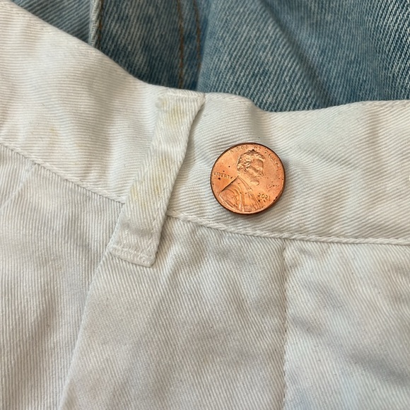 Vintage High Waisted Hand Painted Shorts - Picture 6 of 7